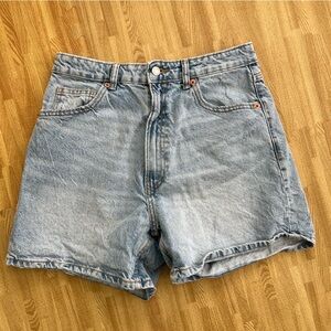 Zara High Waisted Denim Short